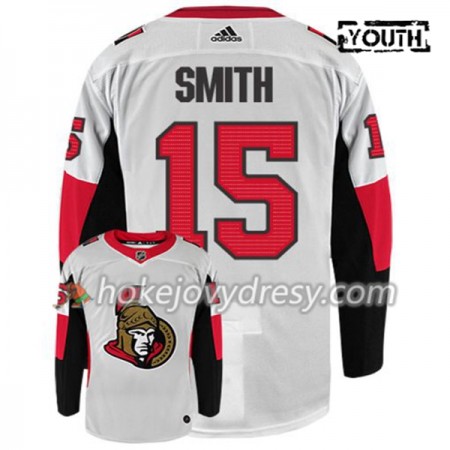 Dětské Hokejový Dres Ottawa Senators ZACK SMITH 15 Adidas Bílá Authentic